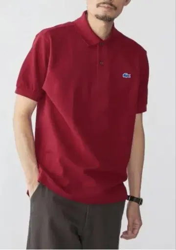 라코스테 50주년 드롭 틸 피케 셔츠
