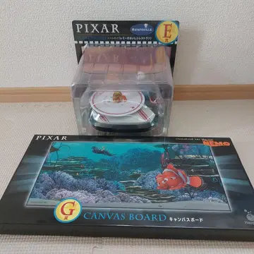 픽사 해피 복권 장면 피규어 캔버스 보드