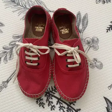 FREAK'S STORE 빨간색 슬립온 여성용