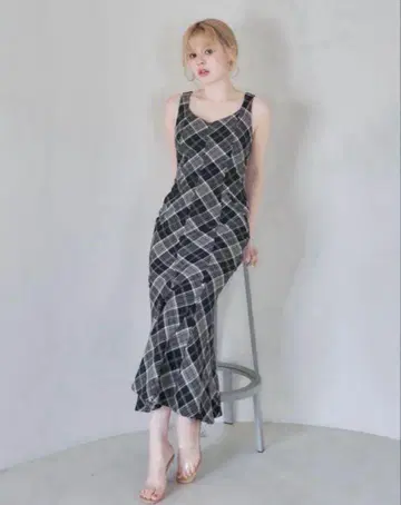 andmary Alicia check dress 앤드 마리 원피스
