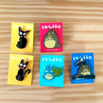 스튜디오 지브리 이웃집 토토로 핀 배지 5개 세트