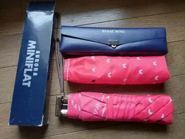하나에모리 AURORA MINIFLAT 접이식 우산 핑크