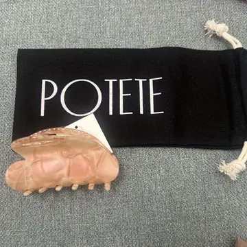 potete 포테테 스터드 하트 클립 코랄