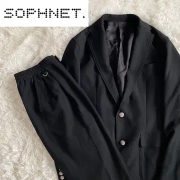 SOPH NET 테일러드 자켓 셋업 금속 버튼 새상품급 블랙 M