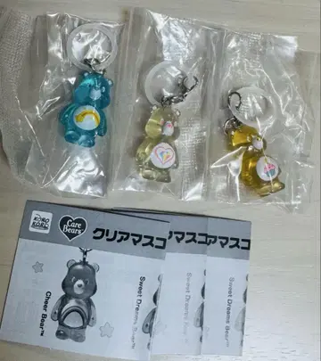케어 베어 클리어 마스코트 참 메지루시 액세서리 2