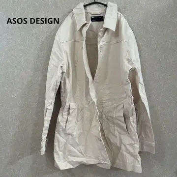 새상품급 ASOS DESIGN 베이지 트렌치코트풍 L 사이즈