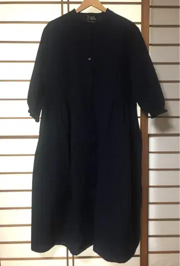 펠리시모 코토리프 콜라보 원피스 네이비