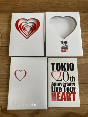 TOKIO 첫 라이브 DVD HEART 20th Live 5명 완전품
