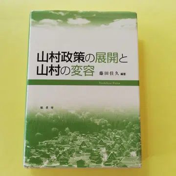 산촌 정책의 전개와 산촌의 변화