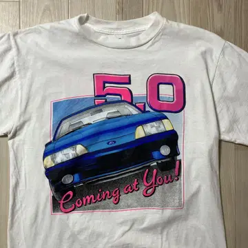 90s 빈티지 티셔츠 포드 머스탱 USA제