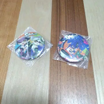 Splatoon 캔뱃지 2개 세트 시오 컬러즈