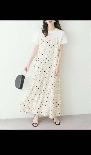 레이어드 스타일 컷 조젯 원피스