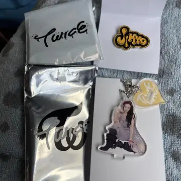 TWICE This is FOR 지효 미니 아크릴 스탠드, 핀 배지