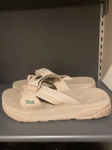 Teva 스포츠 샌들 플랫폼 23cm 베이지