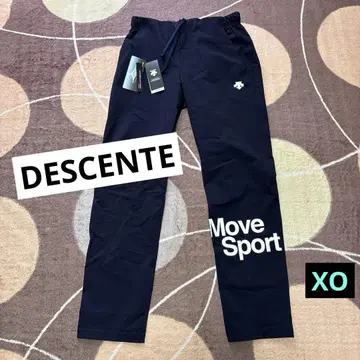 데상트 Move Sport 로고 네이비 남성용 바지 XO 사이즈