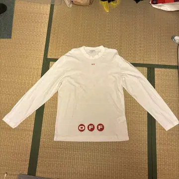 Off-White 긴팔 티셔츠 화이트