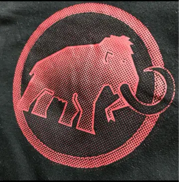 Mammut (블랙) 매머드 로고 티셔츠 S/M