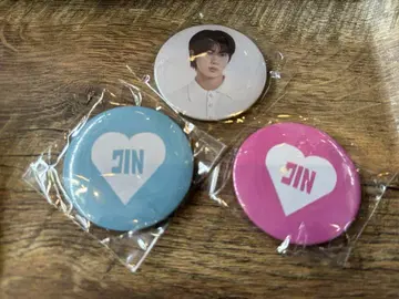 JIN 가챠 배지 3개 세트 미개봉 새상품