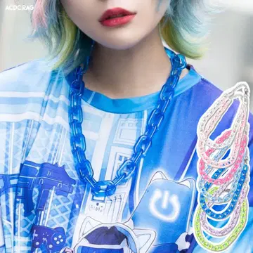 ACDCRAG 클리어 체인 목걸이