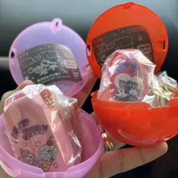 톰과 제리 캡슐 립 케이스 톰 가챠 터피