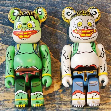 BE@RBRICK 베어브릭 오가타 코린 풍신뇌신 2개 세트
