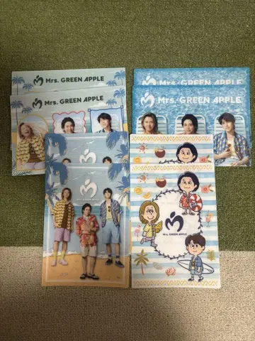 Mrs.GREEN APPLE 비주얼 시트 전 4종 2세트