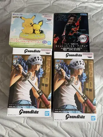 피규어 4종 세트 Grandista TRAFALGAR.LAW 포켓몬