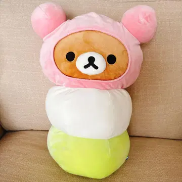 리락쿠마 봉제 인형 삼색 만두 San-X
