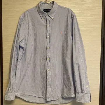 Ralph Lauren 시어서커 긴팔 셔츠 M