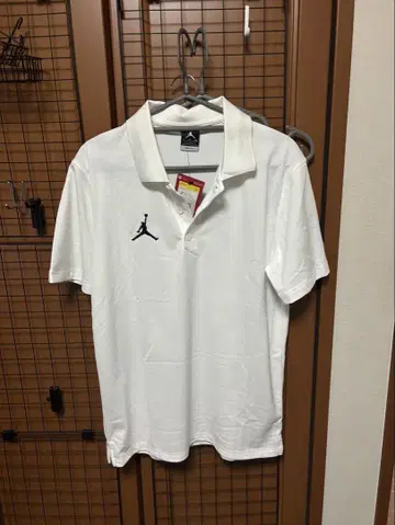 Jordan DRI-FIT 화이트 피케 셔츠