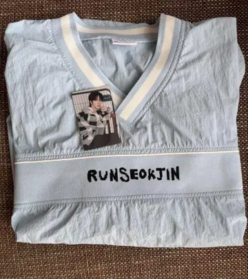 BTS 진 RUNSEOKJIN JAPAN V넥 T M 사이즈