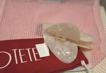 POTETE 포테테 빅 하트 클립 화이트