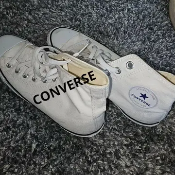CONVERSE 하이컷 스니커즈 화이트