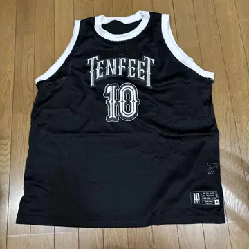 10-FEET 농구 셔츠 텐피트 블랙 탱크탑