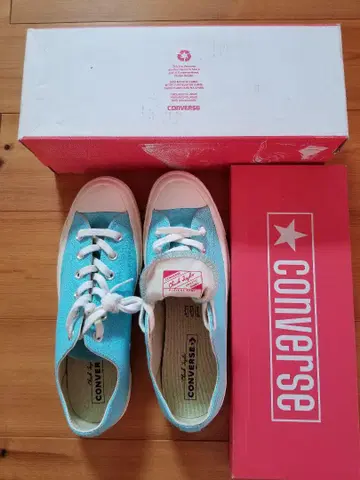 CONVERSE 스카이블루 스니커즈 박스 포함
