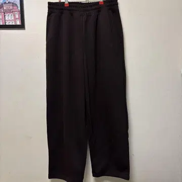 유니클로 c 맨투맨 와이드 팬츠 38DARKBROWN M 사이즈