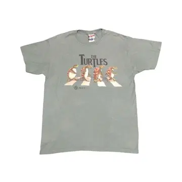 THE TURTLES 패러디 프린트 티셔츠