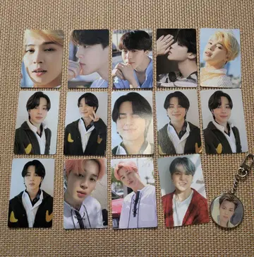 Jimin D'ICON 포토 카드 & 키링 세트