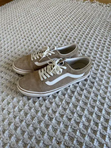 Vans 베이지 스웨이드 스니커즈 27.5cm