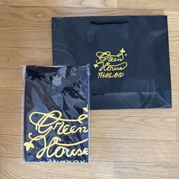 Green House 블랙 티셔츠 가방 포함