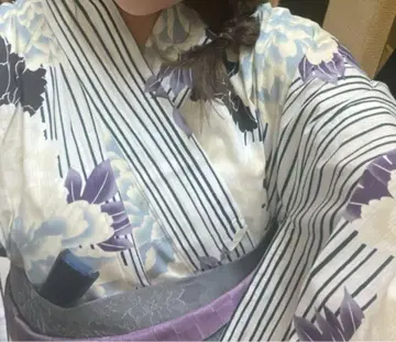 꽃무늬 M 사이즈 유카타 단품
