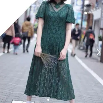 빈티지 전체 레이스 드레스