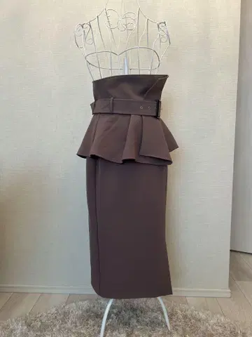 snidel 코르셋 스커트 모카 S