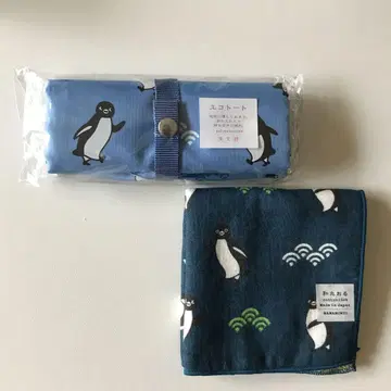 Suica 펭귄 에코백 대 와타오루 하마문양