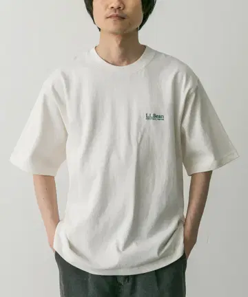 L.L.Bean 자수 로고 크루넥 티셔츠