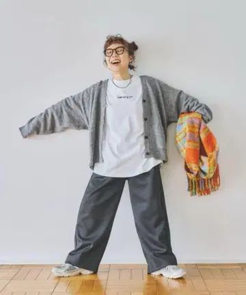 keep being you 와이드 팬츠