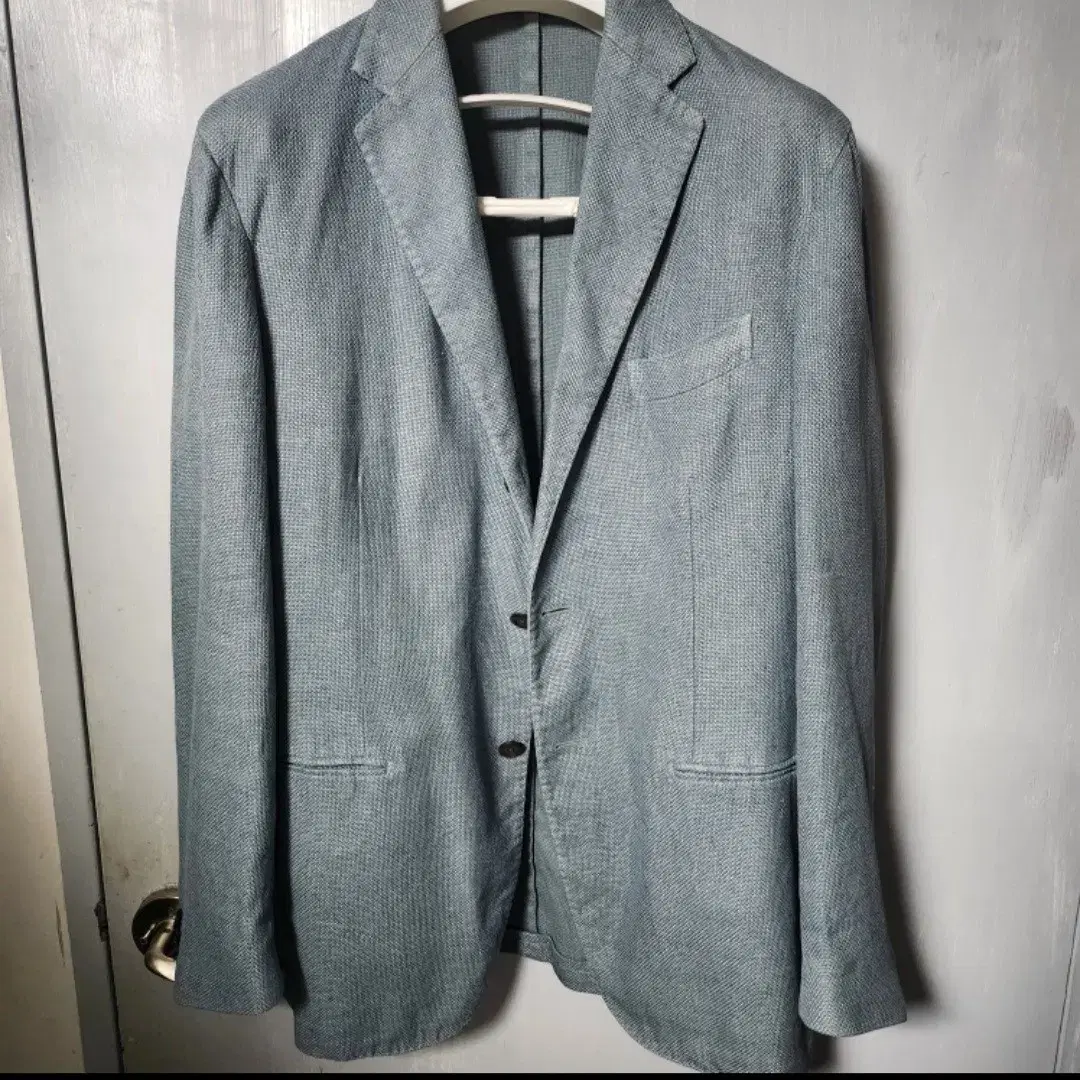 볼리올리 린넨 자켓 버드아이 52 (105)