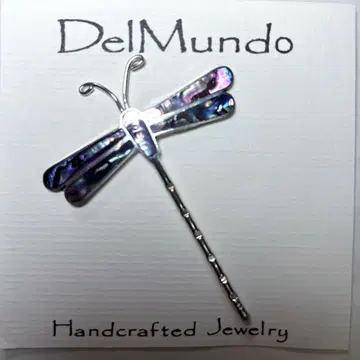 DelMundo alpaca mexico 잠자리 브로치 No002