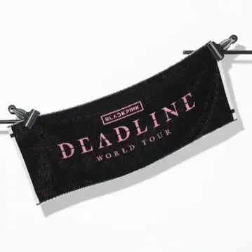 새상품 BLACKPINK DEADLINE 블랙 페이스 타월 타월