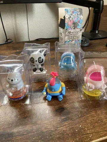 피규어 5개 세트 UNBOX & FRIENDS